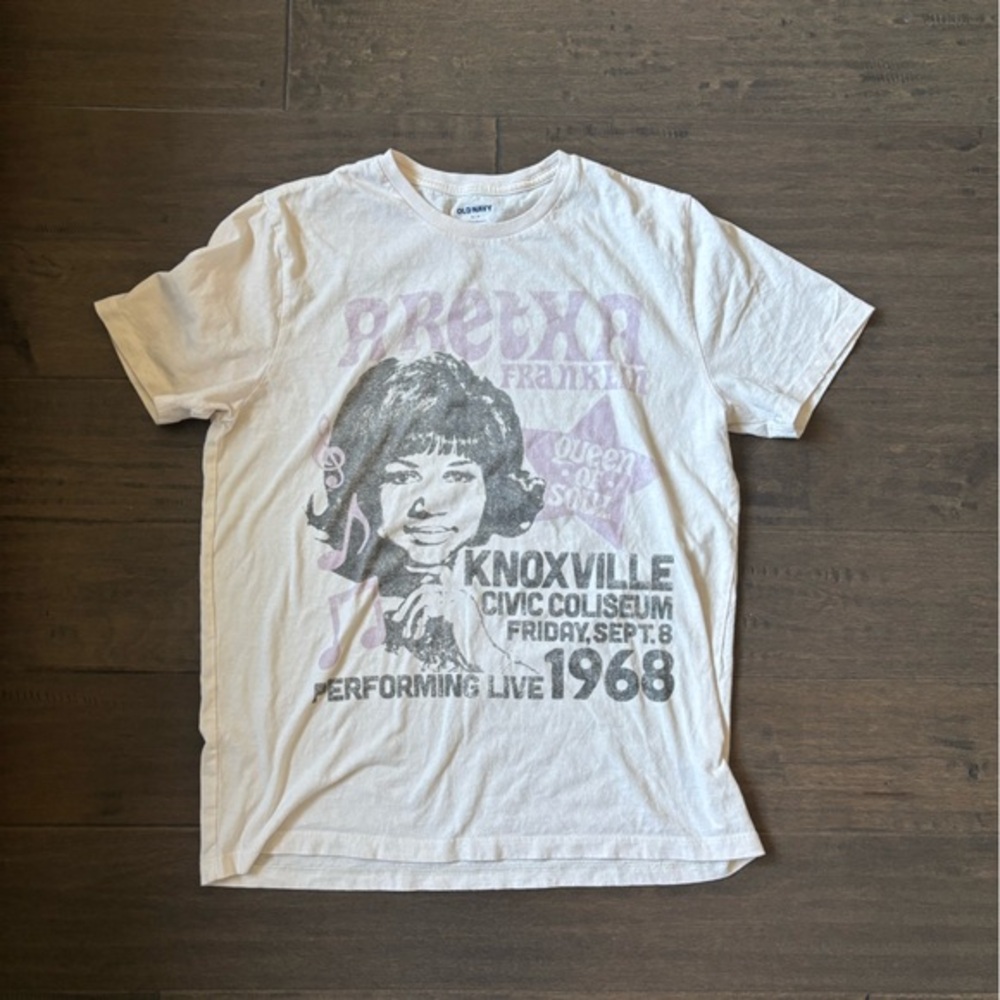 White Graphic Tee